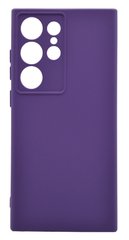 Силіконовий чохол Full Cover для Samsung S24 Ultra purple Full Camera без logo