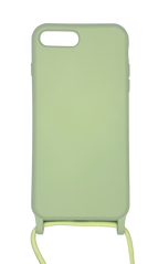 Силіконовий чохол WAVE Lanyard для iPhone 7+/8+ green (TPU)