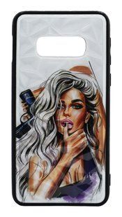 TPU+PC чехол Prisma Ladies для Samsung S10e purple