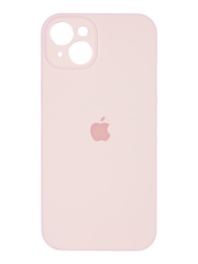 Силіконовий чохол Full Cover для iPhone 15 Plus chalk pink Full Camera
