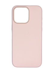 Чохол Leather with Magsafe для iPhone 15 Pro Max sand pink