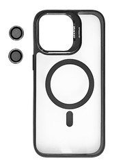 Чехол Bracket clear camera lens with MagSafe для iPhone 11 black