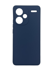 Силиконовый чехол Full Cover для Xiaomi Redmi Note 13 Pro+ dark blue Full Camera без logo