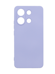 Силіконовий чохол SMTT для Xiaomi Redmi Note 13 4G lilac Full Camera з мікрофіброю
