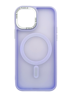 Чохол TPU+PC Space Magnetic Color with Magsafe для iPhone 14 Pro lilac
