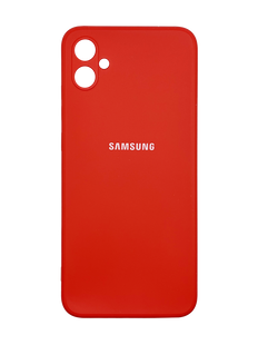 Силіконовий чохол Full Cover для Samsung A04E red Full Camera