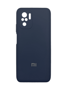 Силіконовий чохол Full Cover для Xiaomi Redmi Note 10/Note 10S midnight blue Full Camera