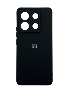 Силіконовий чохол Full Cover для Xiaomi Redmi Note 13 Pro 5G black Full Camera