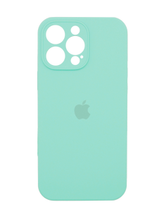 Силиконовый чехол Full Cover для iPhone 16 Pro Max turquoise(70) Full Camera