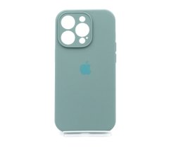 Силіконовий чохол Full Cover для iPhone 14 Pro pine green Full Camera