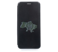 Чохол книжка Original шкіра MyPrint для Xiaomi Redmi Note 8T (Карта України) black