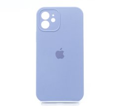 Силіконовий чохол Full Cover для iPhone 12 charcoal blue Full Camera