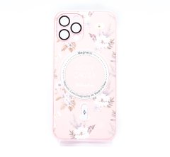 TPU+PC чохол Secret Garden with MagSafe для iPhone 12 Pro pink