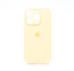 Силіконовий чохол Full Cover для iPhone 14 Pro cantaloupe Full Camera