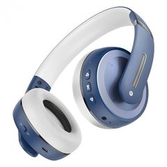 Bluetooth стерео гарнитура Hoco W34 Carming blue