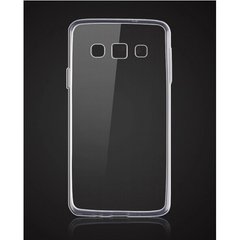 Силиконовый чехол Clear для Samsung A3 white 0,3мм
