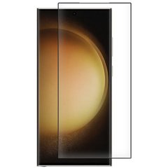 Защитное стекло SKLO 5D Full Glue для Samsung S24 Ultra black (тех.пак.)