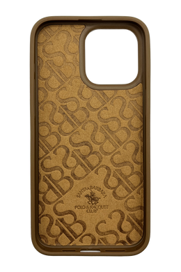 Чехол Polo Knight для iPhone 15 Pro Max brown
