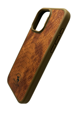 Чехол Polo Knight для iPhone 15 Pro Max brown