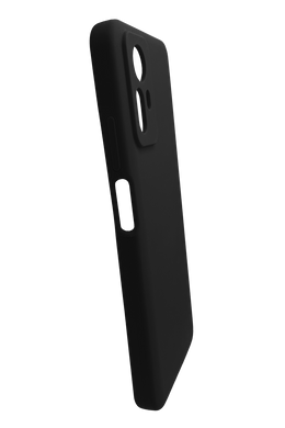 Силиконовый чехол Fibra для Xiaomi Redmi Note 12S black Full Camera