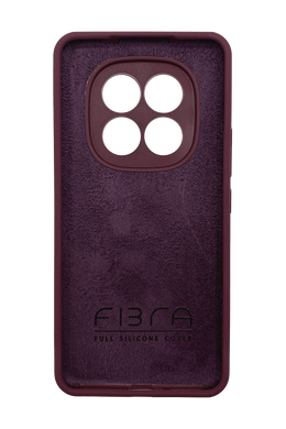 Силиконовый чехол Fibra для Xiaomi Redmi Note 15 4G/5G marsala Full Camera