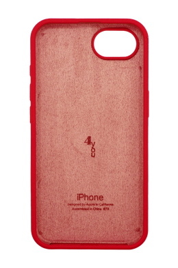 Силиконовый чехол Full Cover для iPhone 16e red