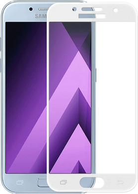 Защитное стекло для Samsung A320 A3 white 0.3mm