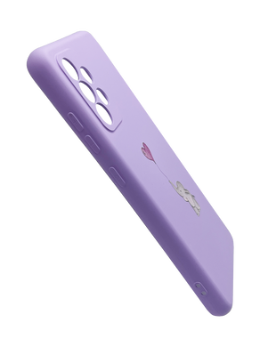 Силіконовий чохол Art для Samsung A52 elephant/lilac Full Camera