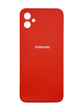 Силіконовий чохол Full Cover для Samsung A04E red Full Camera