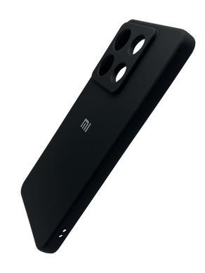 Силіконовий чохол Full Cover для Xiaomi Redmi Note 13 Pro 5G black Full Camera