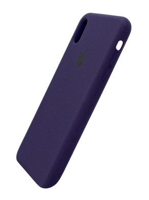 Силіконовий чохол original для iPhone XS Max elderberry