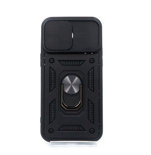 Чохол Camshield Serge Ring for Magnet для iPhone 14 Pro Max black протиударний шторка/захист камери