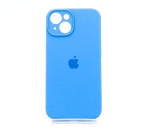 Силіконовий чохол Full Cover для iPhone 14 iris Full Camera