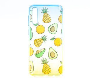 Силіконовий чохол WAVE Sweet&Asid Case для Samsung A30S/A50 (TPU) blue/yellow/avocado