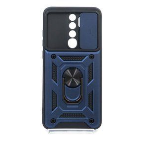 Чохол Camshield Serge Ring для Xiaomi Redmi Note 8 Pro blue протиударний шторка/зах.кам