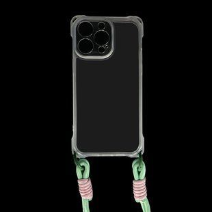 Чохол TPU CrossBoby with strape для iPhone 14 Pro Max clear Full Camera