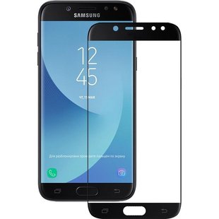 Защитное 2.5D стекло Full Coverage для Samsung J530/J5 2017 black Glasscove