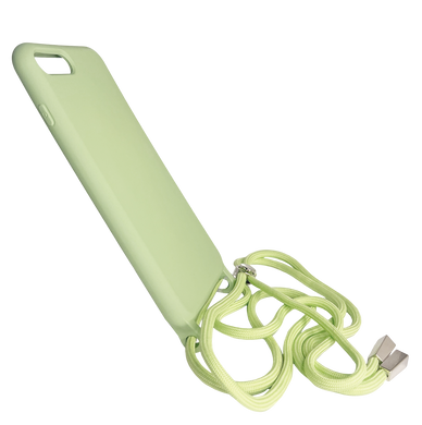 Силиконовый чехол WAVE Lanyard для iPhone 7+/8+ green (TPU)