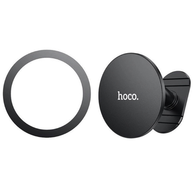 Автотримач Hoco H13 Fine jade ring magnetic car holder (center console) black