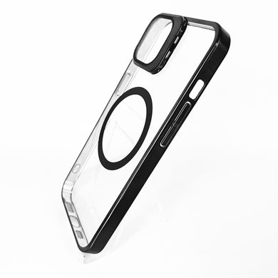 Чохол Fibra Window Leaf MagSafe для iPhone 13/14 clear/black