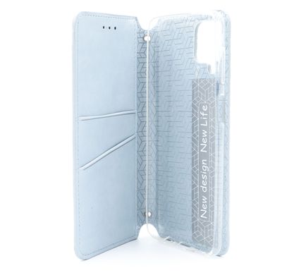 Чохол-книжка шкіра для Samsung A12 grey Getman Mandala PU