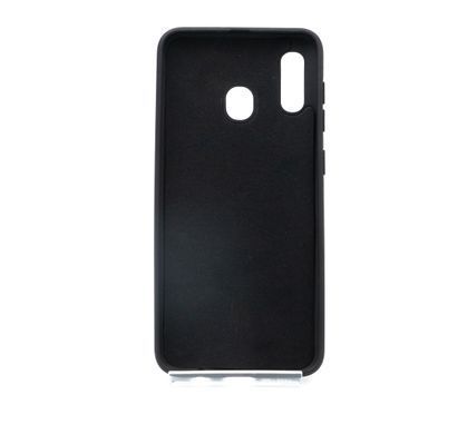Силиконовый чехол Full Cover для Samsung A20/A30 black без logo