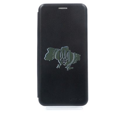 Чохол книжка Original шкіра MyPrint для Xiaomi Redmi Note 8T (Карта України) black