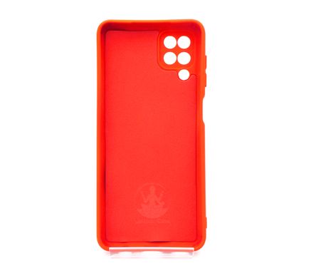 Силіконовий чохол Full Cover для Samsung A12/M12 red Full Camera без logo