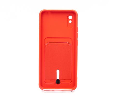 Силіконовий чохол Colorful Pocket Card для Xiaomi Redmi 9A red Full Camera