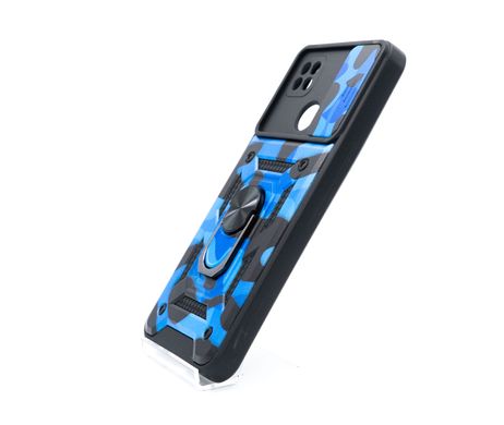 Чохол Camshield Serge Ring for Magnet Camo для Xiaomi Redmi 9C/10A army blue протиударний