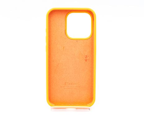 Силіконовий чохол Full Cover для iPhone 15 Pro kumquat