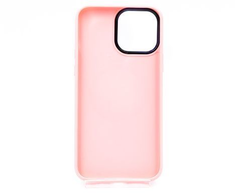 Чехол TPU+Glass Sapphire Mag Evo case для iPhone 12/12 Pro sand pink