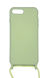 Силиконовый чехол WAVE Lanyard для iPhone 7+/8+ green (TPU)
