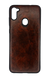 Чохол 2 в1 Шкіра + силікон для Samsung M11 dark brown Lava